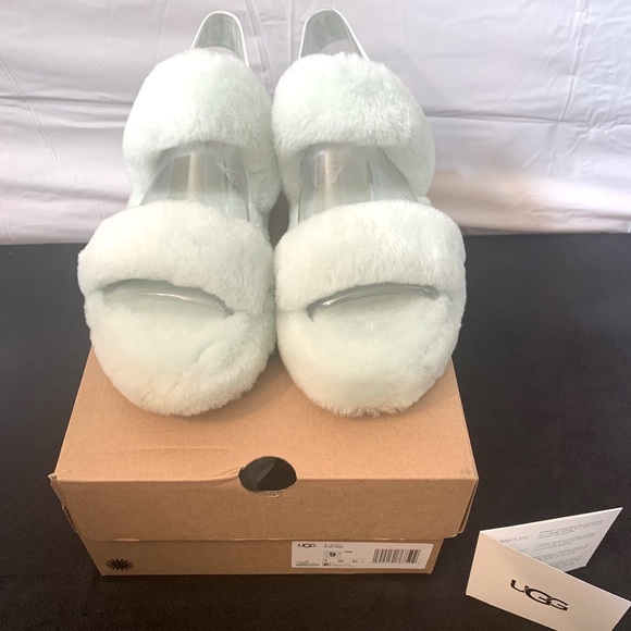 Ugg Australia Oh Yeah Slides in retro mint Size 9 - Picture 3 of 8